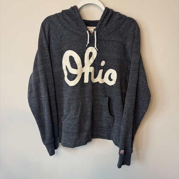 Homage Script Ohio Hoodie Size Medium Grey Ohio State Buckeyes - Picture 2 of 6